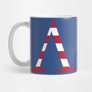 Stripes Lambda Mug